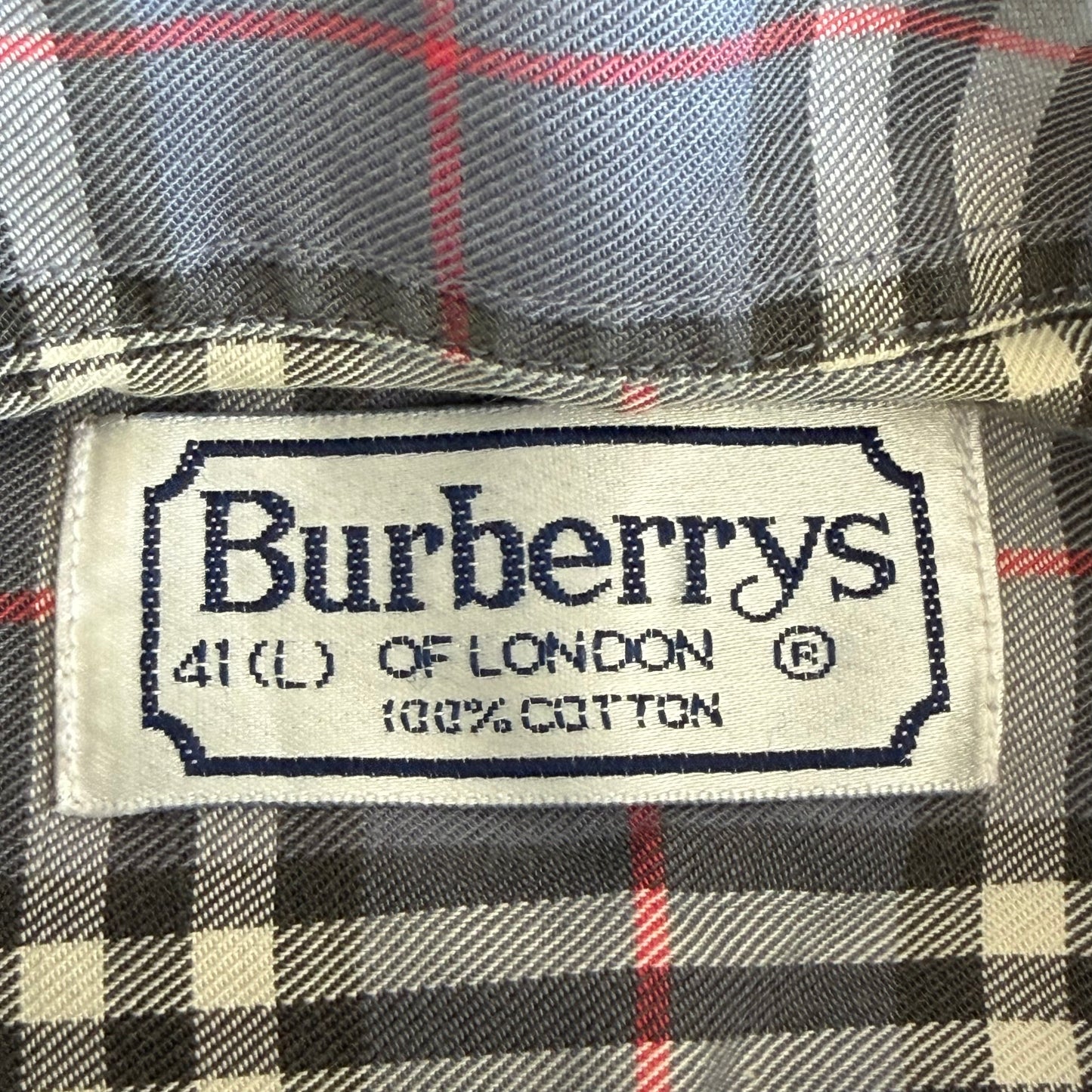 90s Burberry Button Up Shirt - M
