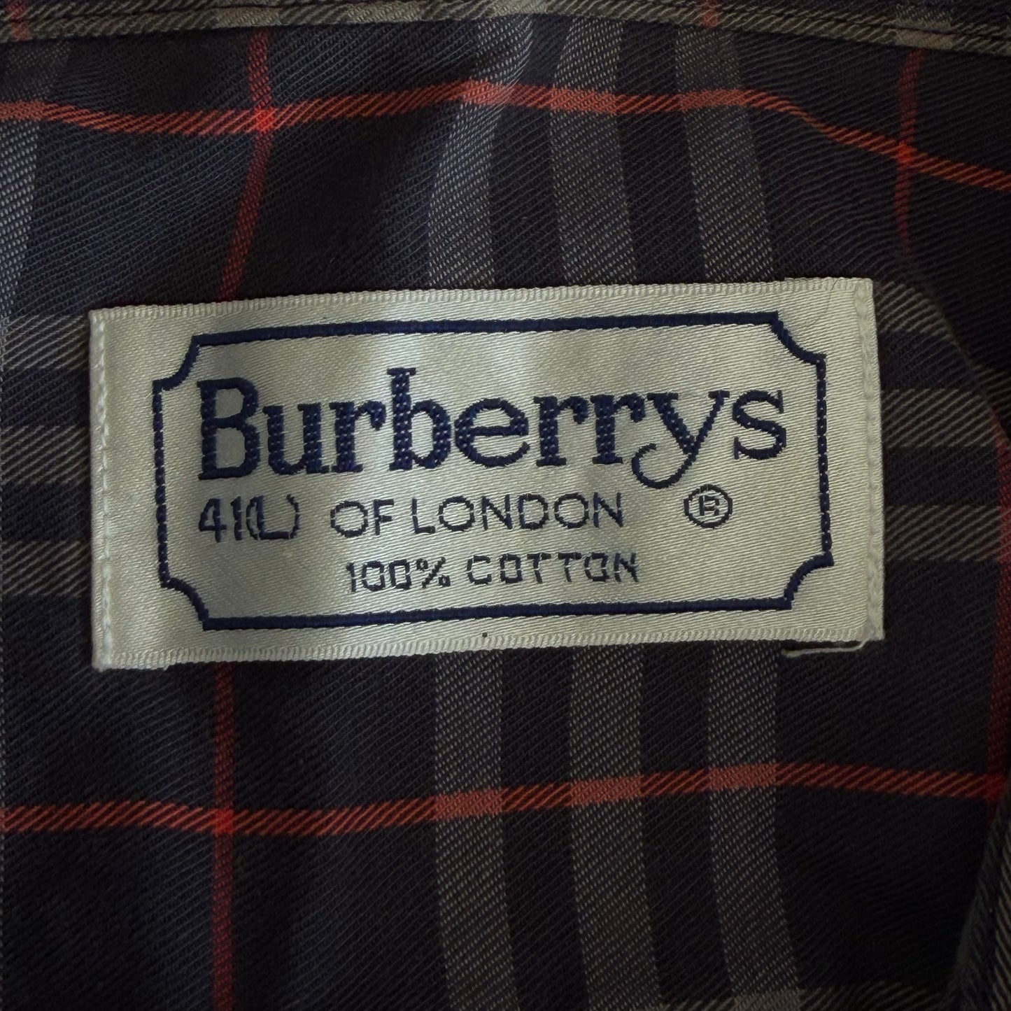 90s Burberry Button Up Shirt - L