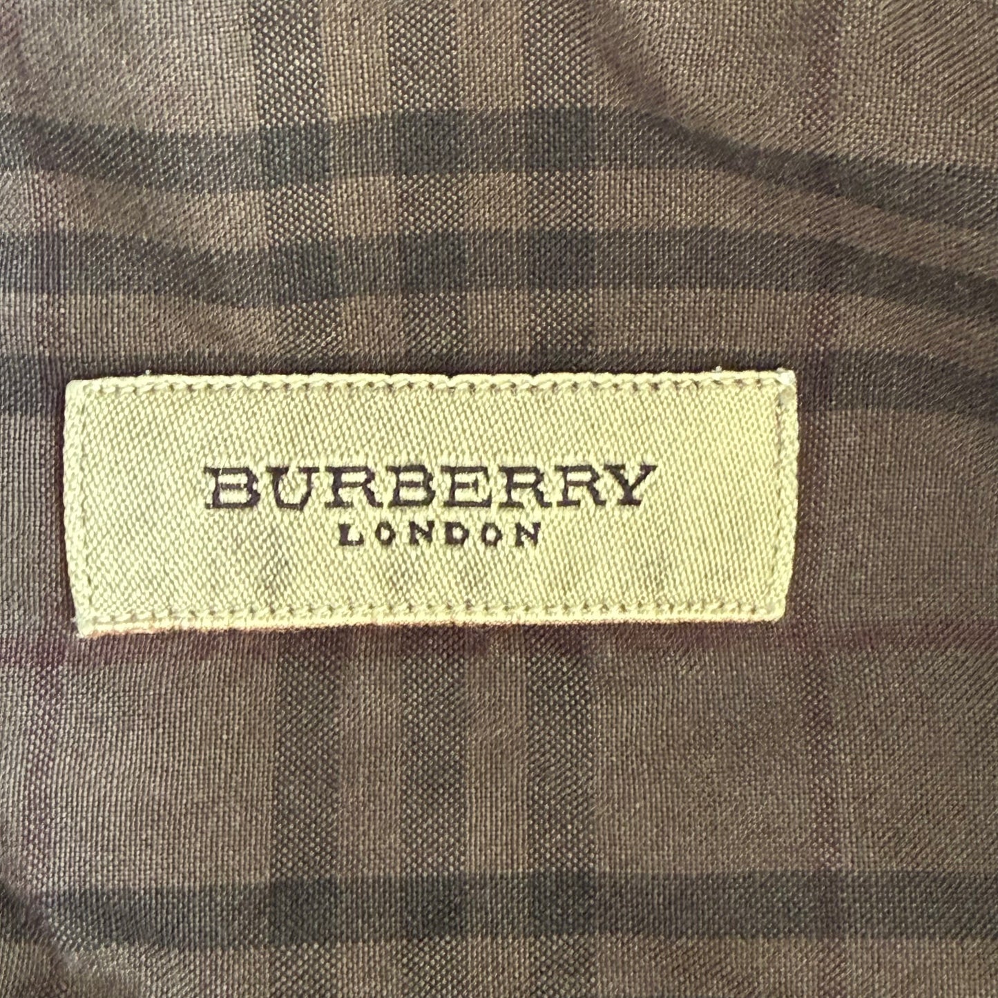 90s Burberry Button Up Shirt - M