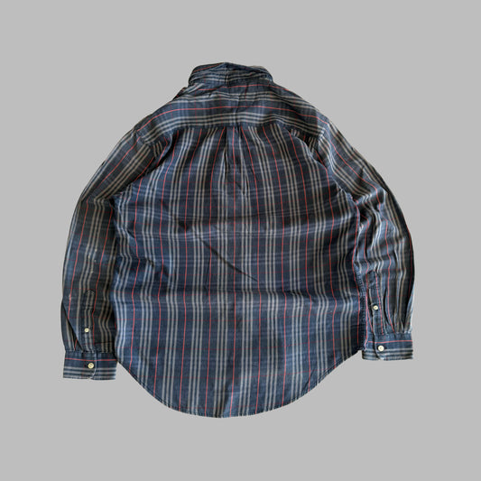 90s Burberry Lightweight Button Up Shirt - S