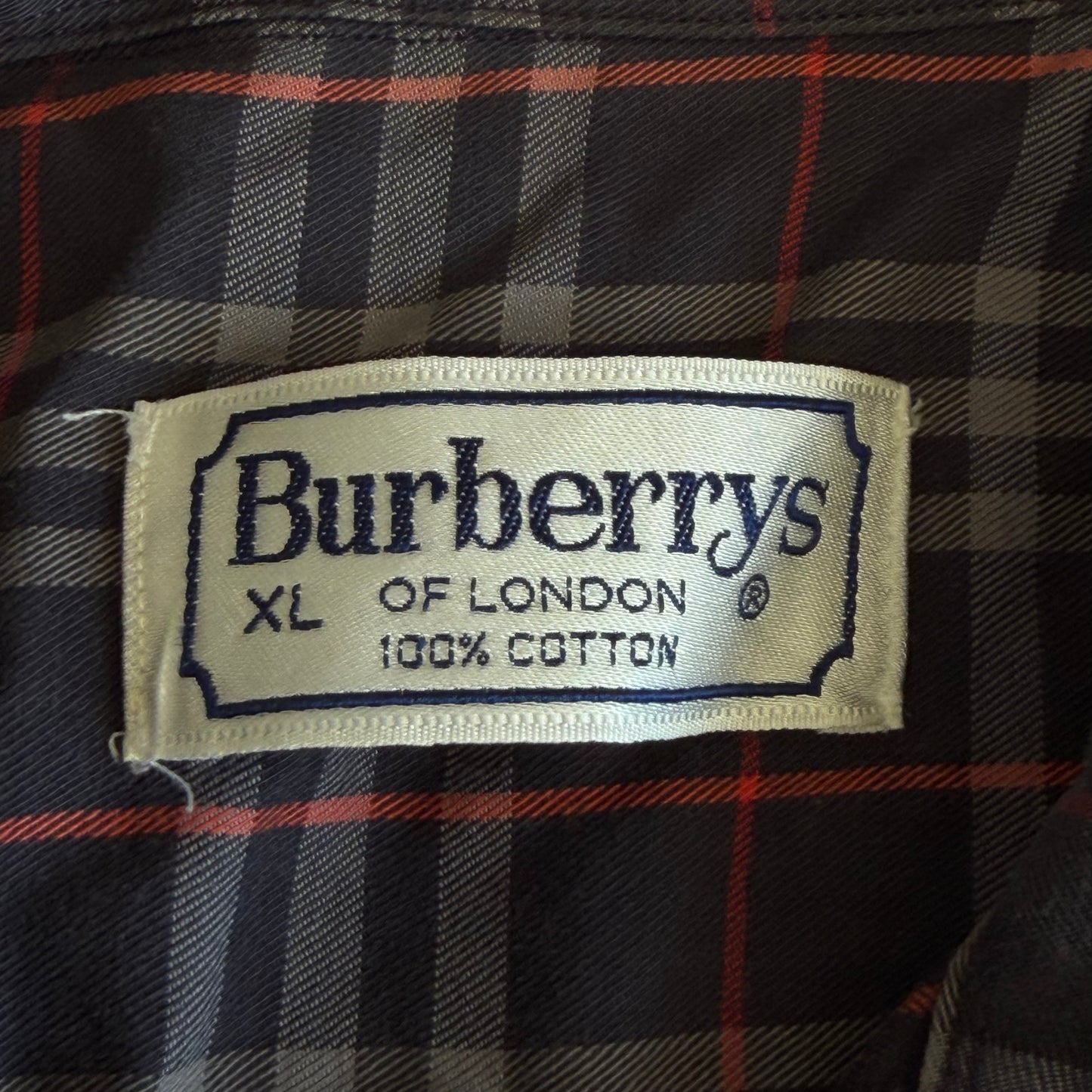 90s Burberry Button Up Shirt - XL