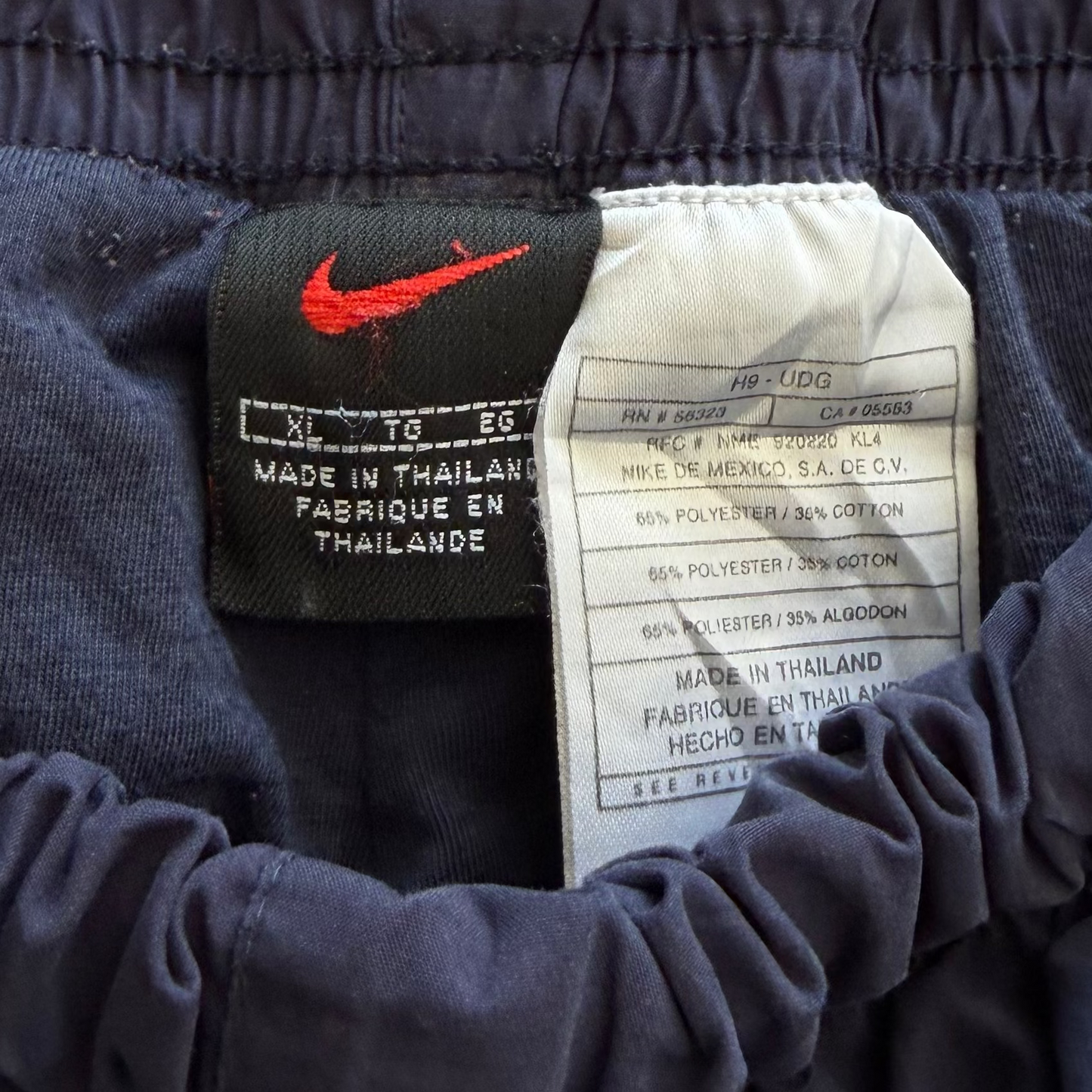 Y2K Nike Striped BaggyTrack Pants - L