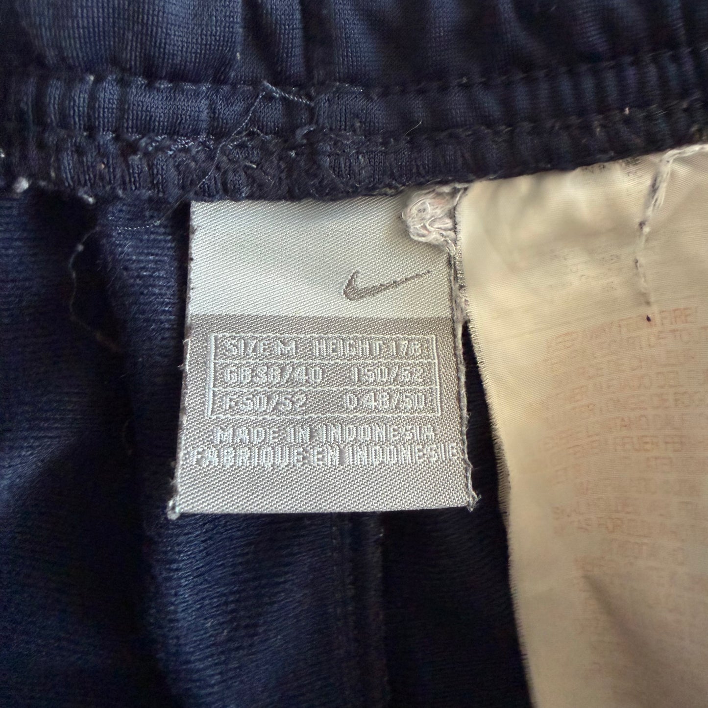 Y2K Nike Wide Leg Striped Track Pants - M