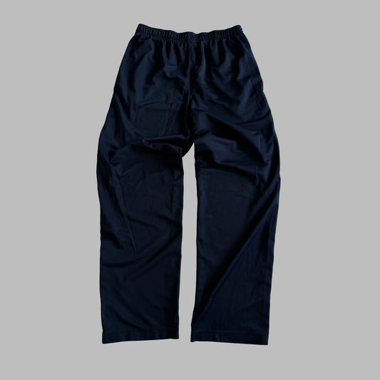 Y2K Nike Wide Leg Striped Track Pants - M