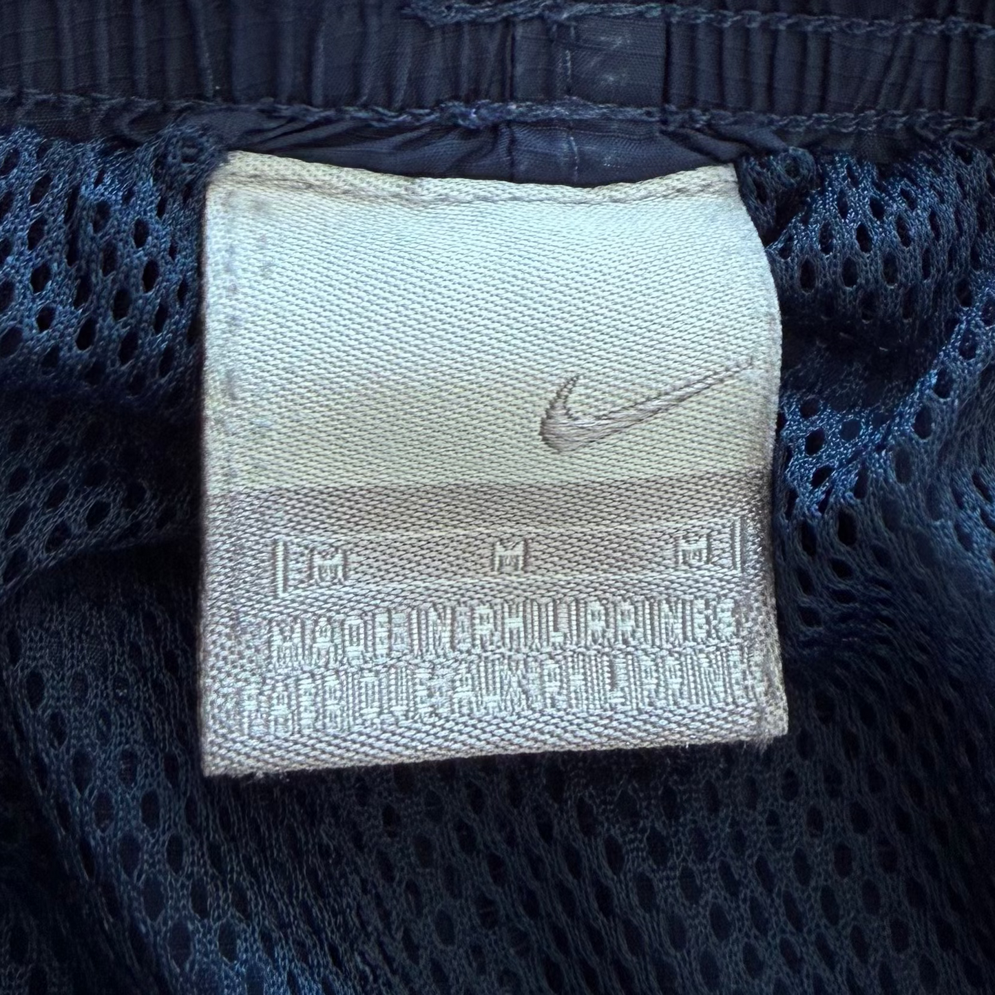 Y2K Nike Wide Leg Spell Out Track Pants - M