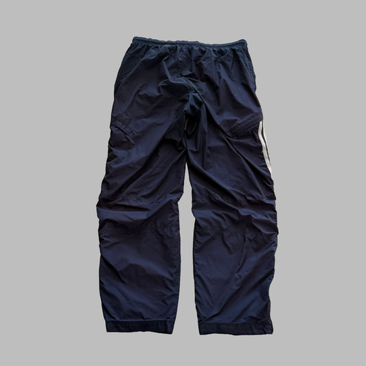 Y2K Nike Wide Leg Spell Out Track Pants - M