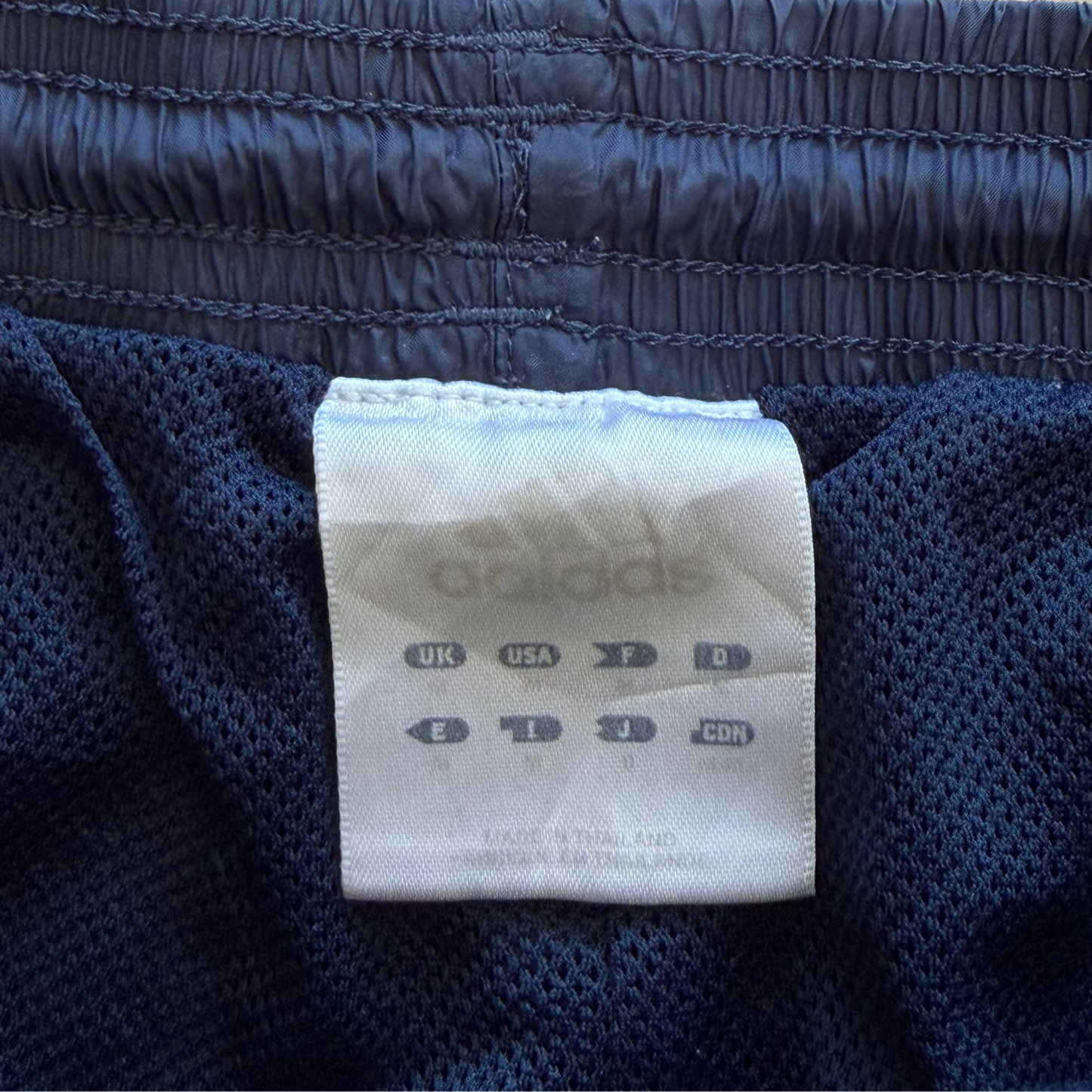 Y2K Adidas Striped Baggy Track Pants - M