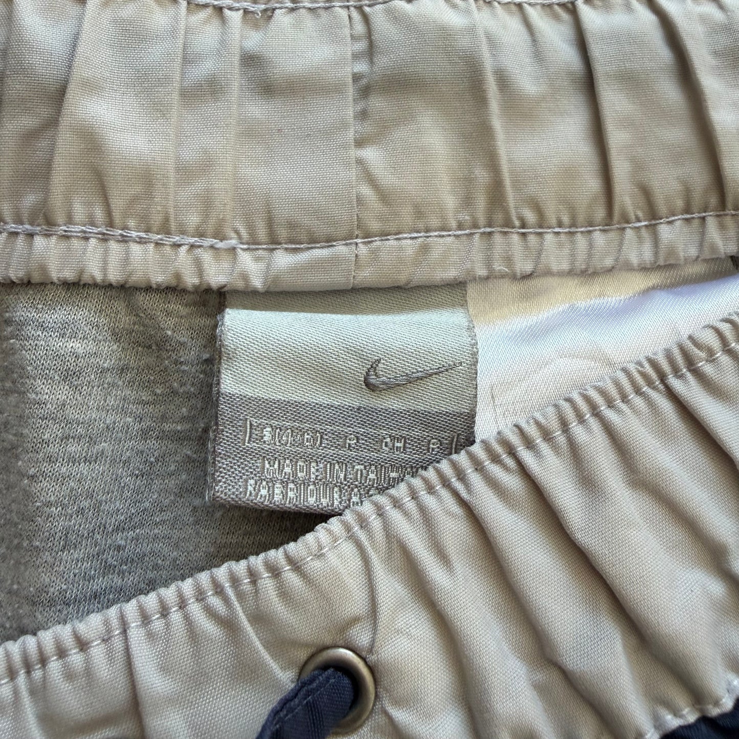 Y2K Nike Striped Straight Leg Track Pants - M