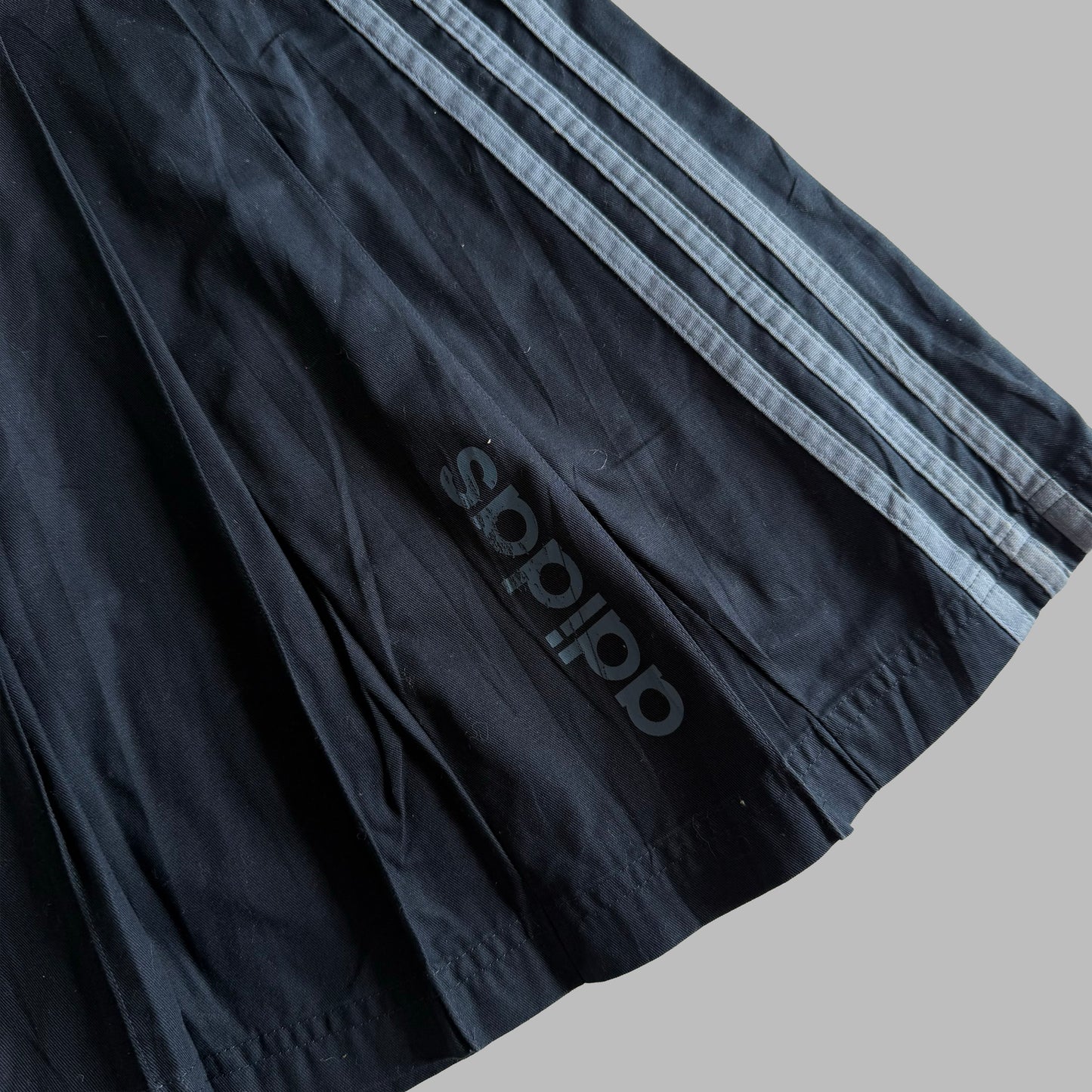 Y2K Adidas Three Stripe Midi Skirt - L