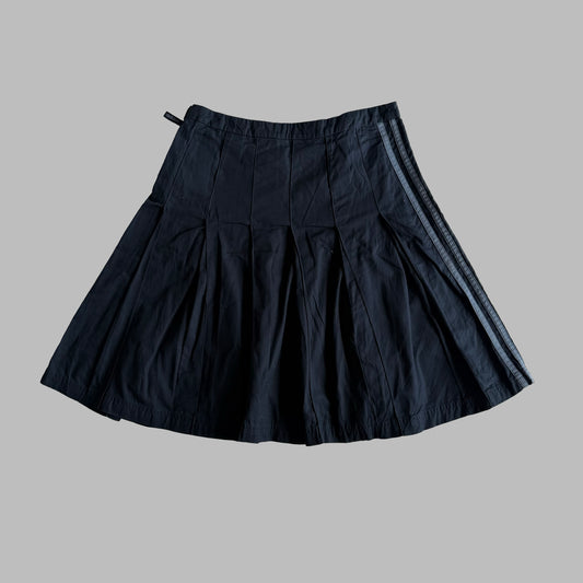 Y2K Adidas Three Stripe Midi Skirt - L