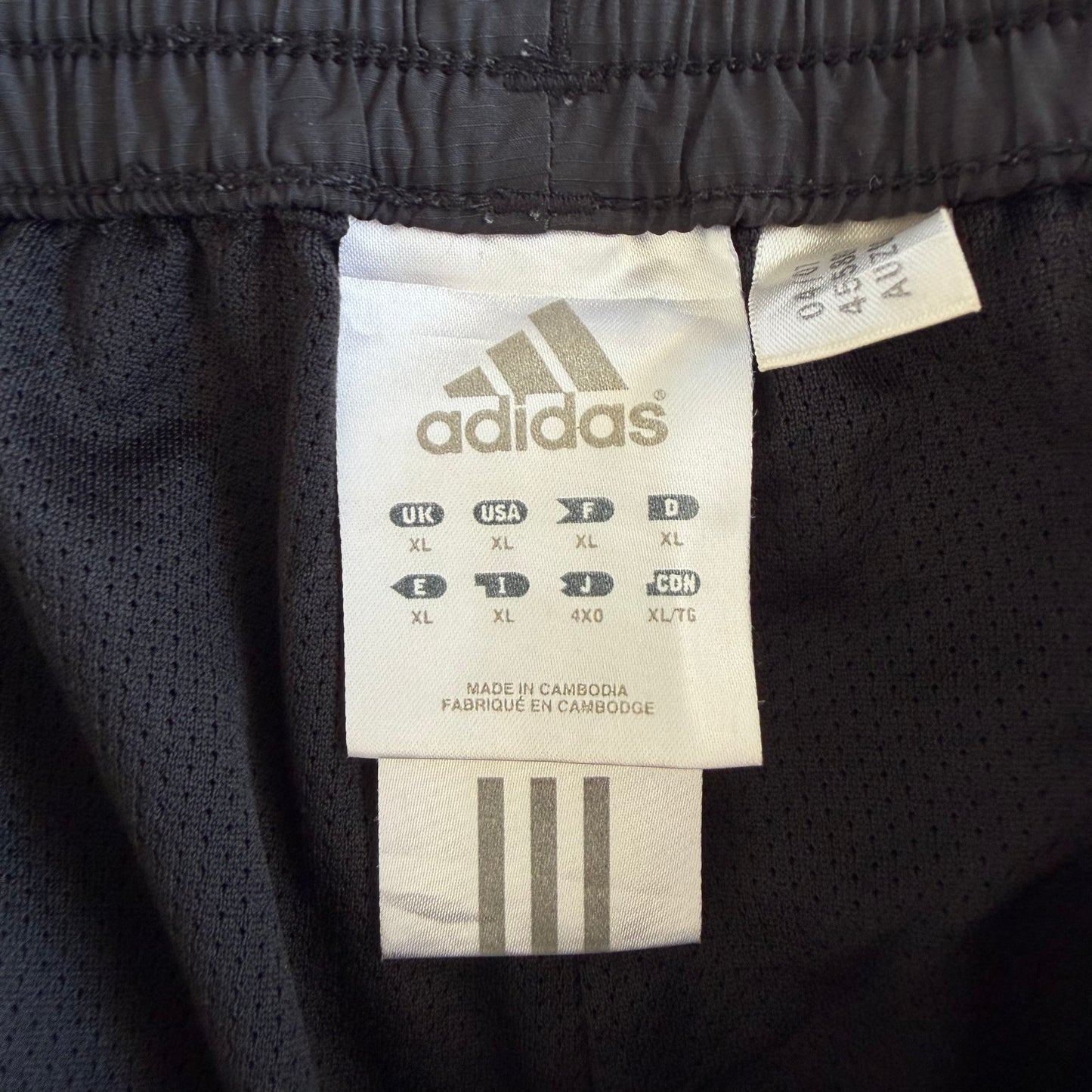 Y2K Adidas Wide Leg Classic Track Pants - XL