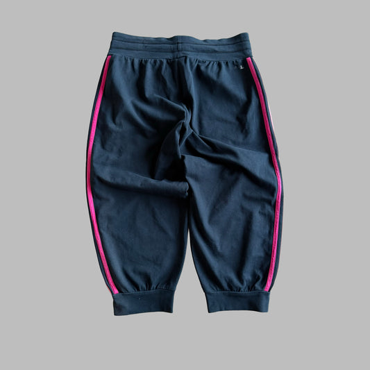 Y2K Adidas Three Stripe Baggy Capris - XS
