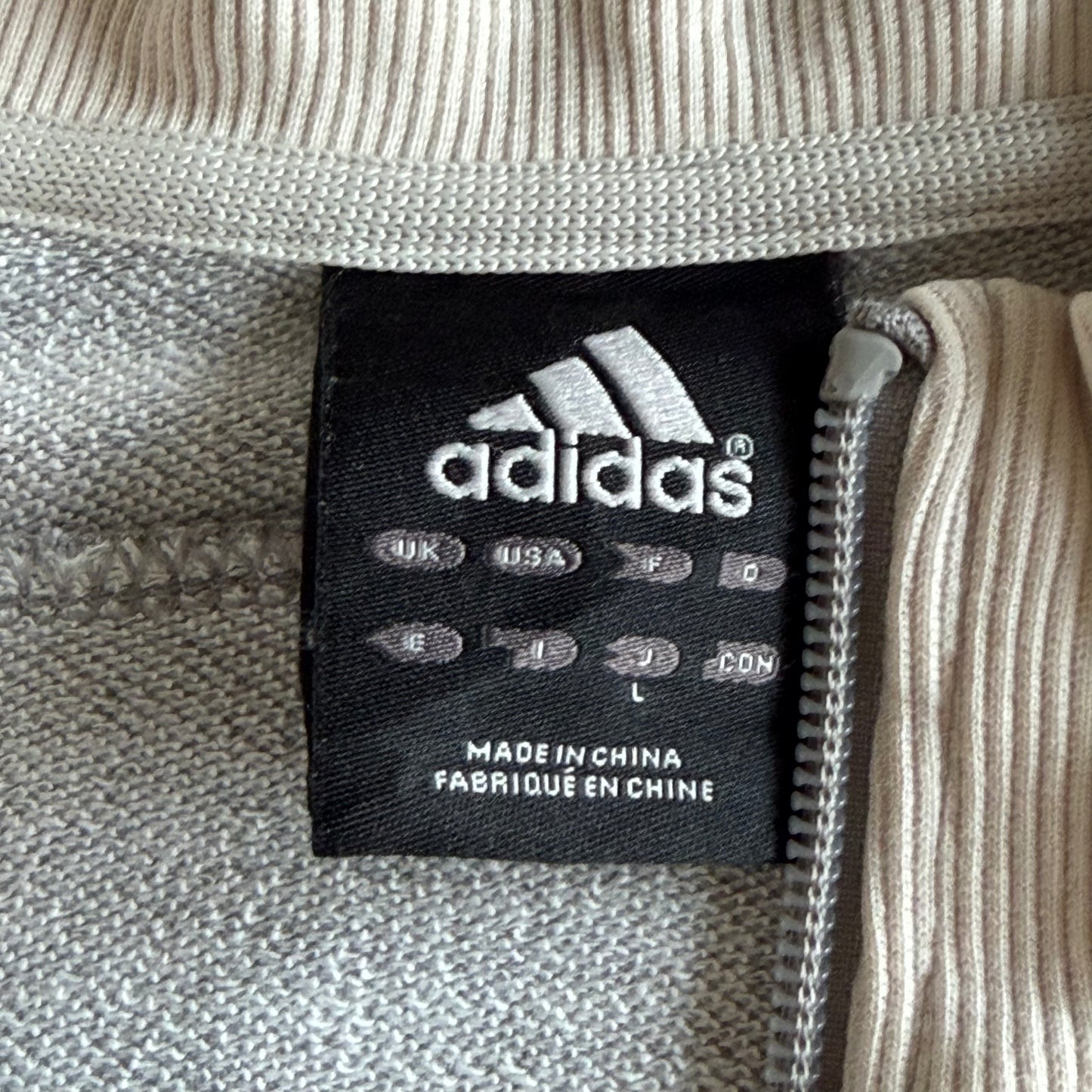 Y2K Adidas Minimal Track Jacket - L