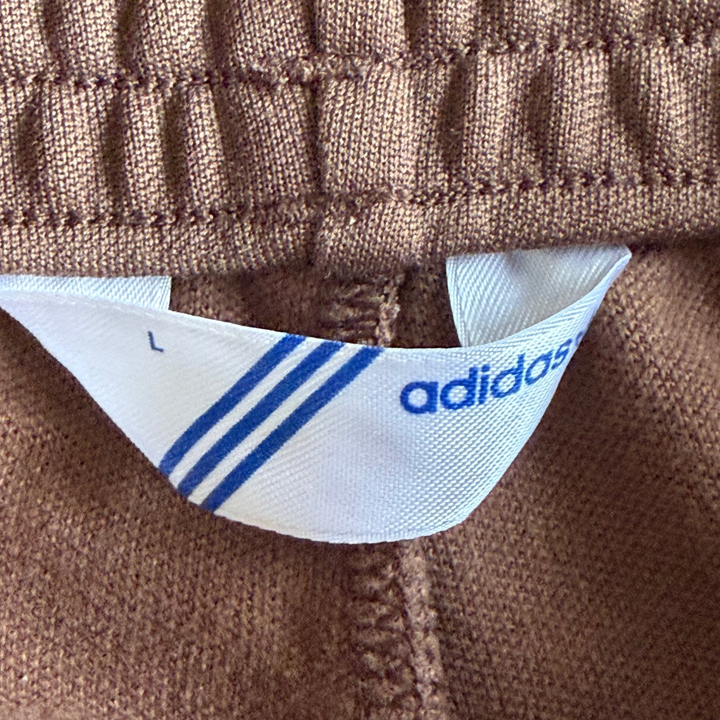 Y2K Adidas Three Stripe Straight Leg Track Pants - M