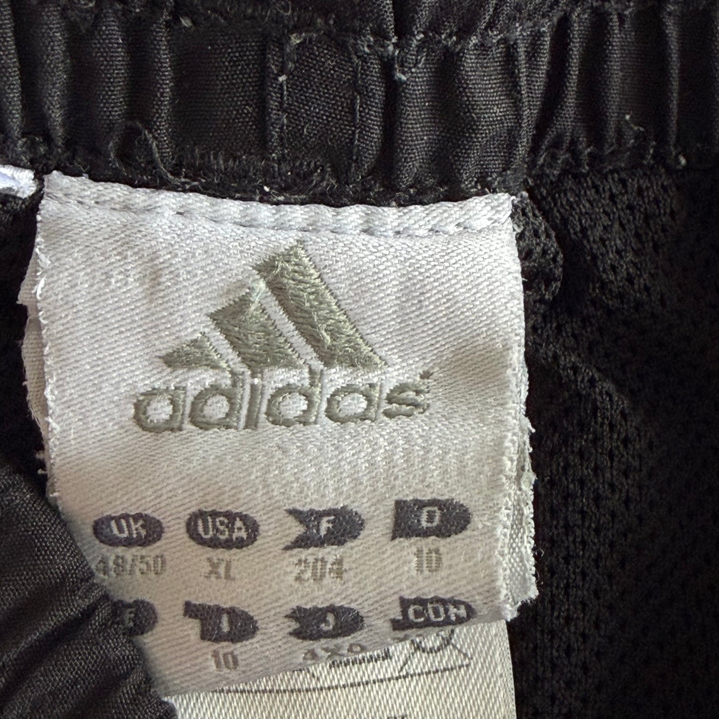 Y2K Adidas Baggy Three Stripe Track Pants - XL