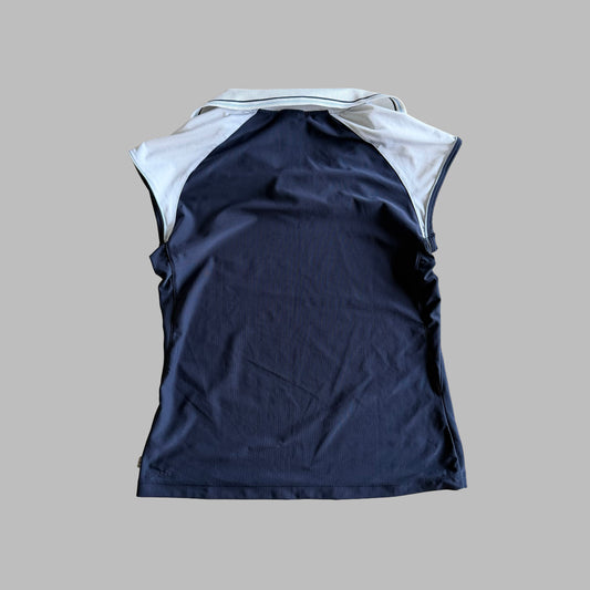 Y2K Nike Low Cut Polo Top - M/L
