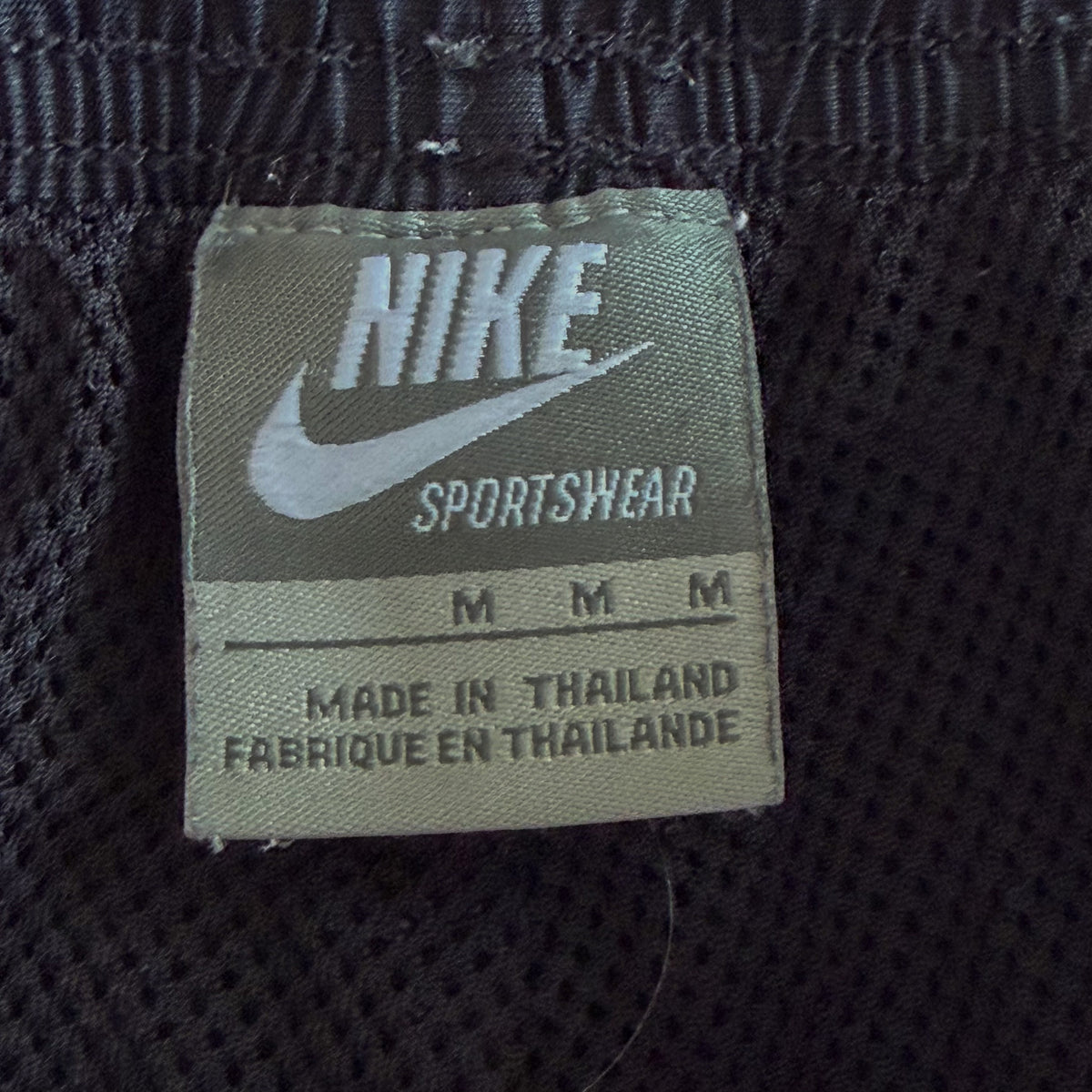 Y2K Nike Striped Wide Leg Track Pants - M