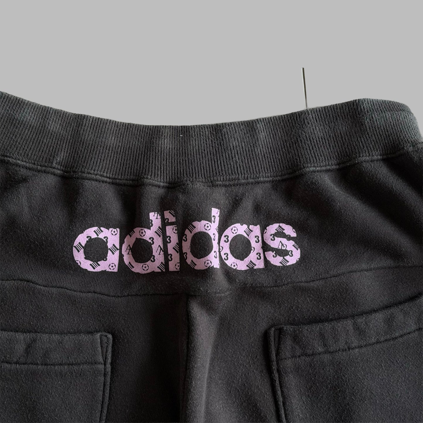 Y2K Adidas Wide Leg Cotton Track Pants - M