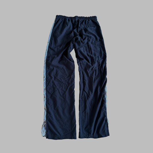 Y2K Nike Wide Leg Striped Track Pants - S