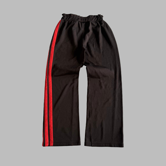 Y2K Adidas Wide Leg Striped Heavyweight Track Pants - XS