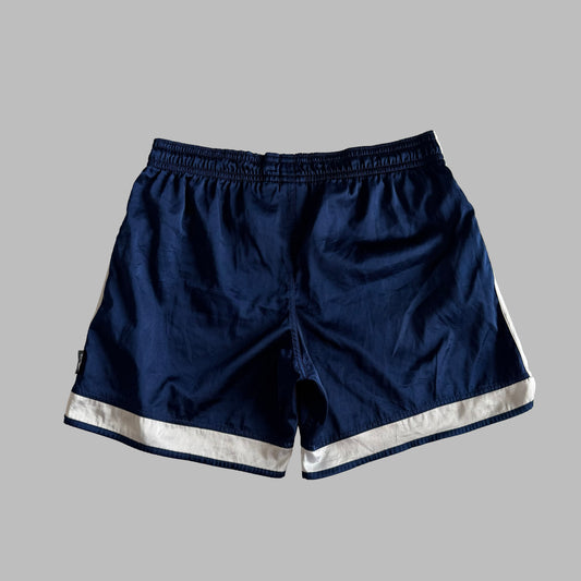 Y2K Adidas Three Stripe Basketball Shorts - M