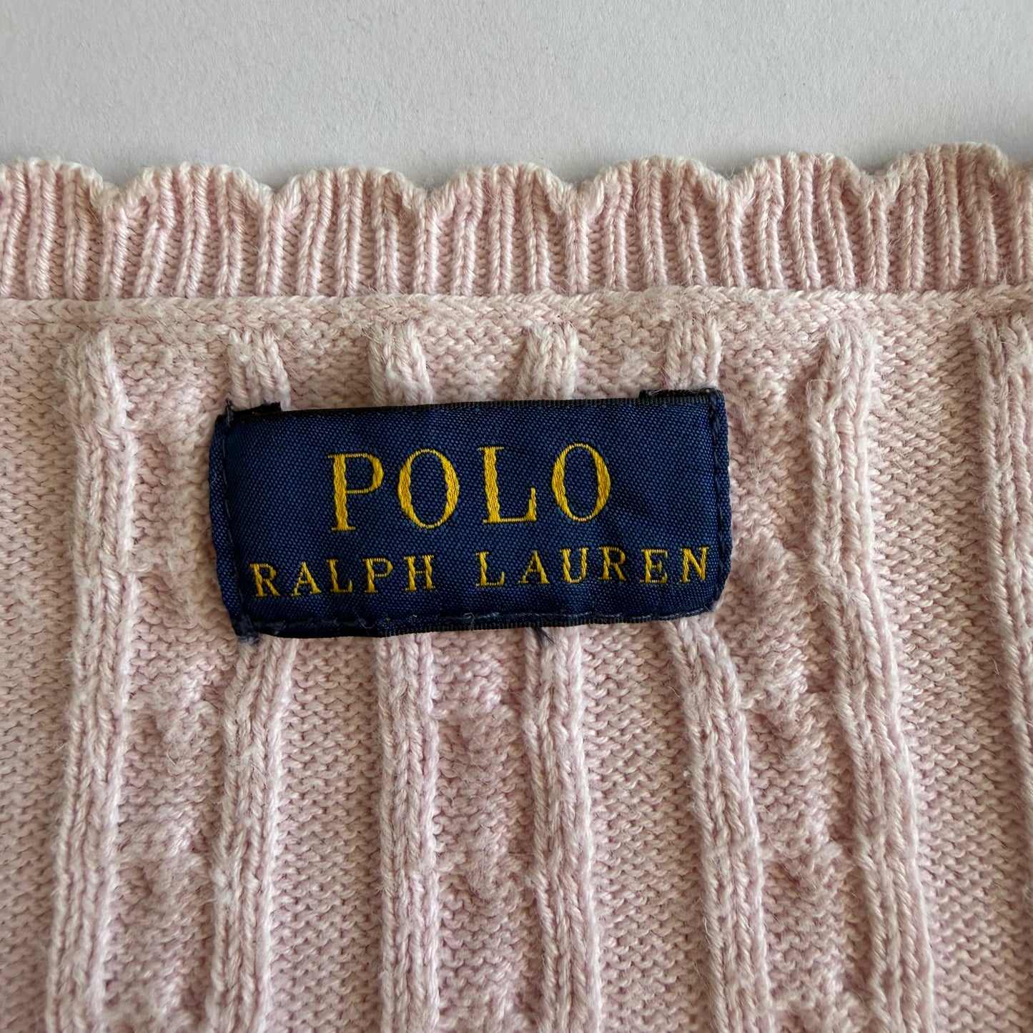 Ralph Lauren Cable Knit Cardigan - Medium