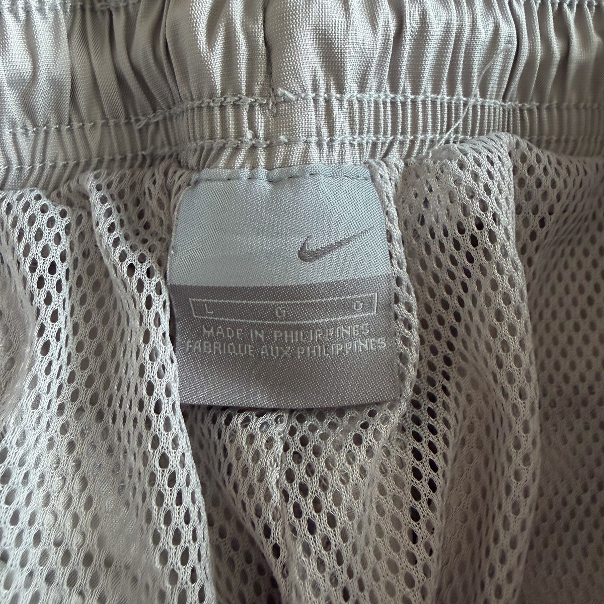 Y2K Nike Wide Leg Striped Track Pants - L