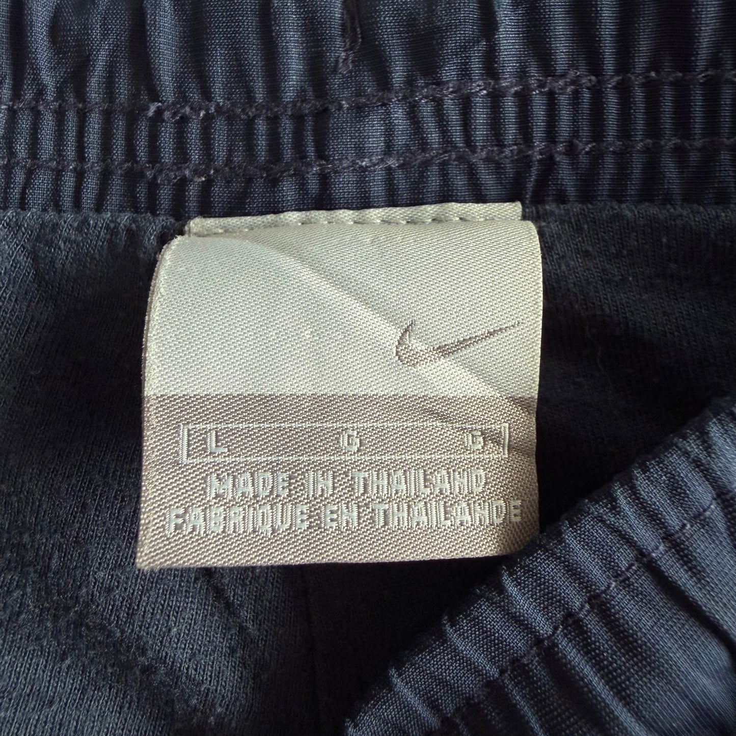 Y2K Nike Wide Leg Striped Track Pants - L
