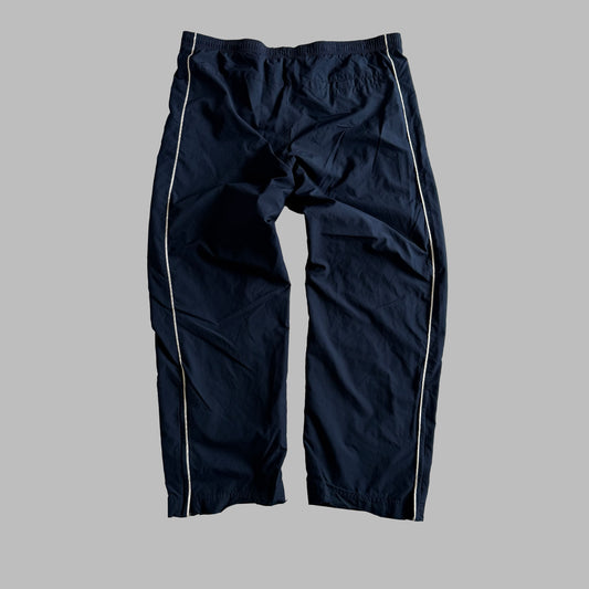 Y2K Nike Wide Leg Striped Track Pants - L