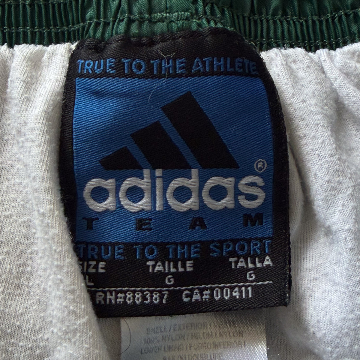 90s Adidas Wide Leg Track Pants - L