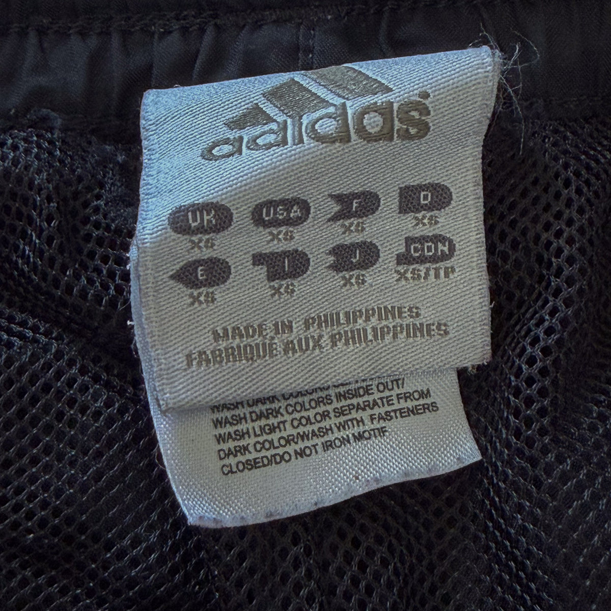 Y2K Adidas Three Stripe Wide Leg Track Pants - XS