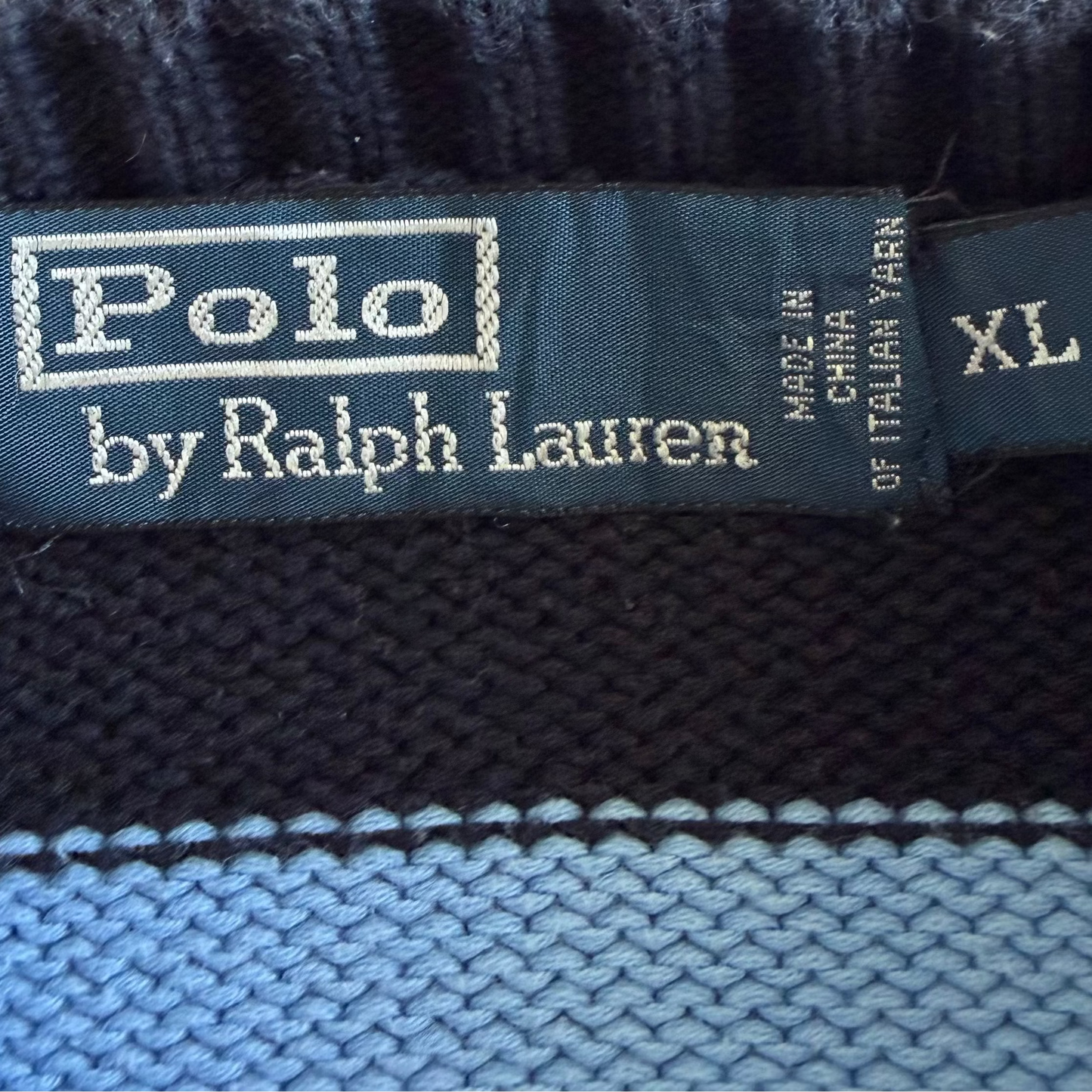 Ralph Lauren Striped Heavy Knit - XL