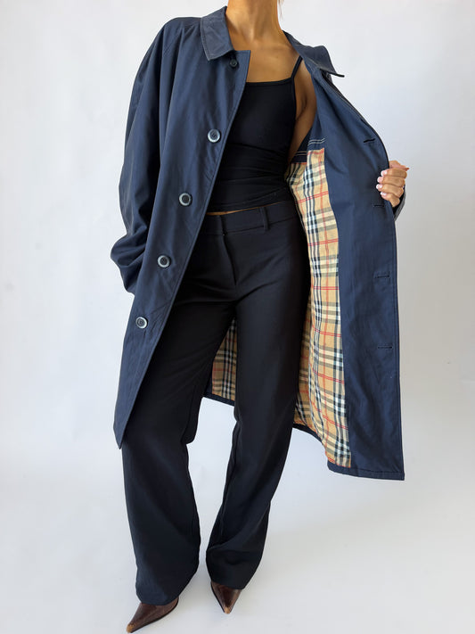 90s Burberry Trench Coat - L