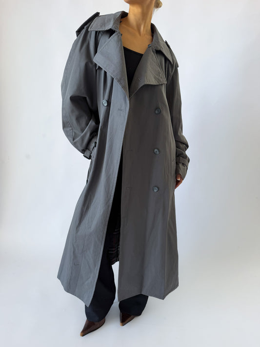 90s Burberry Double Breasted Trench Coat - L/XL