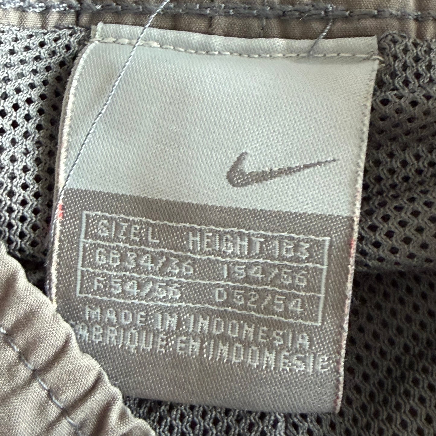 Y2K Nike Wide Leg Striped Track Pants - L