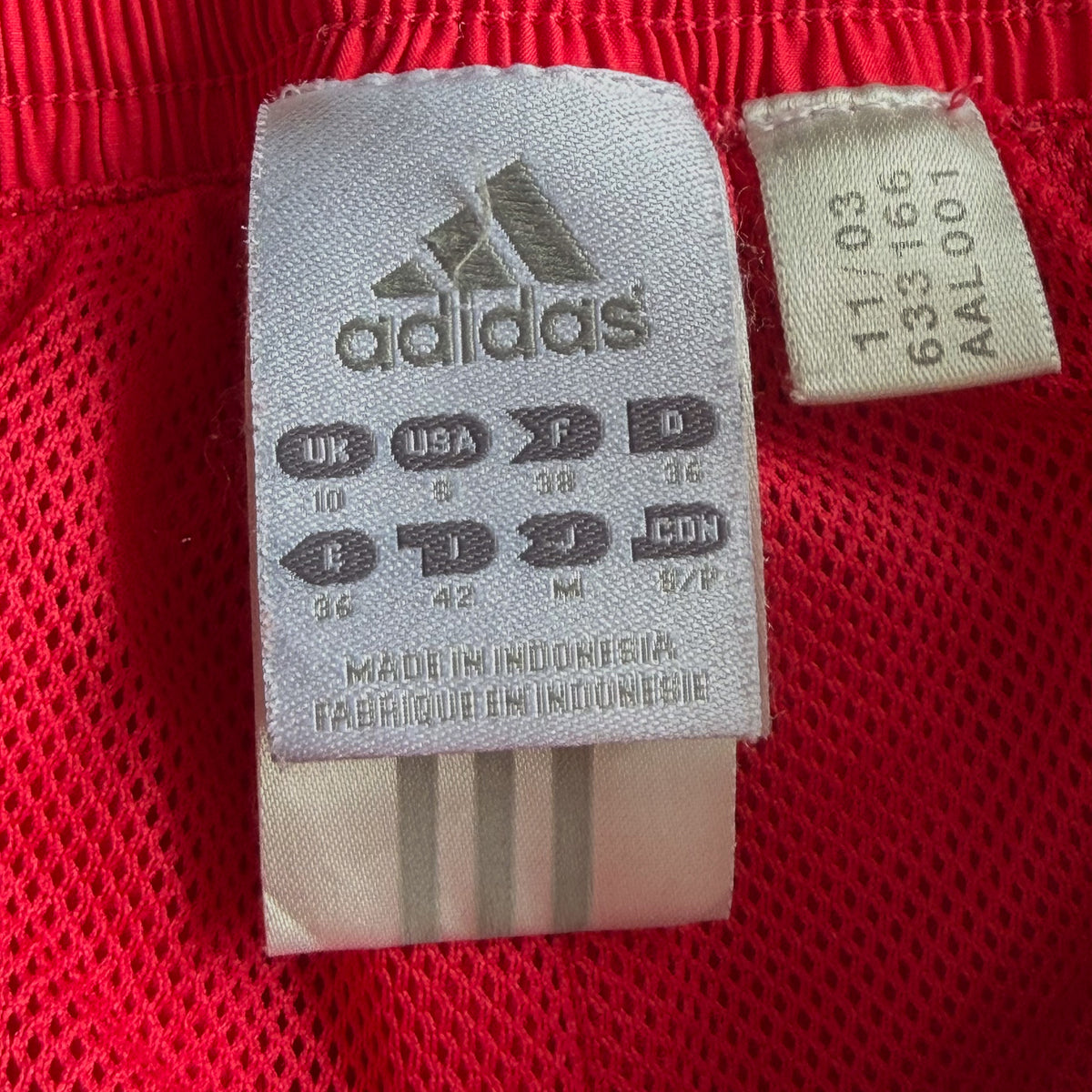 Y2K Adidas Three Stripe Wide Leg Track Pants - S
