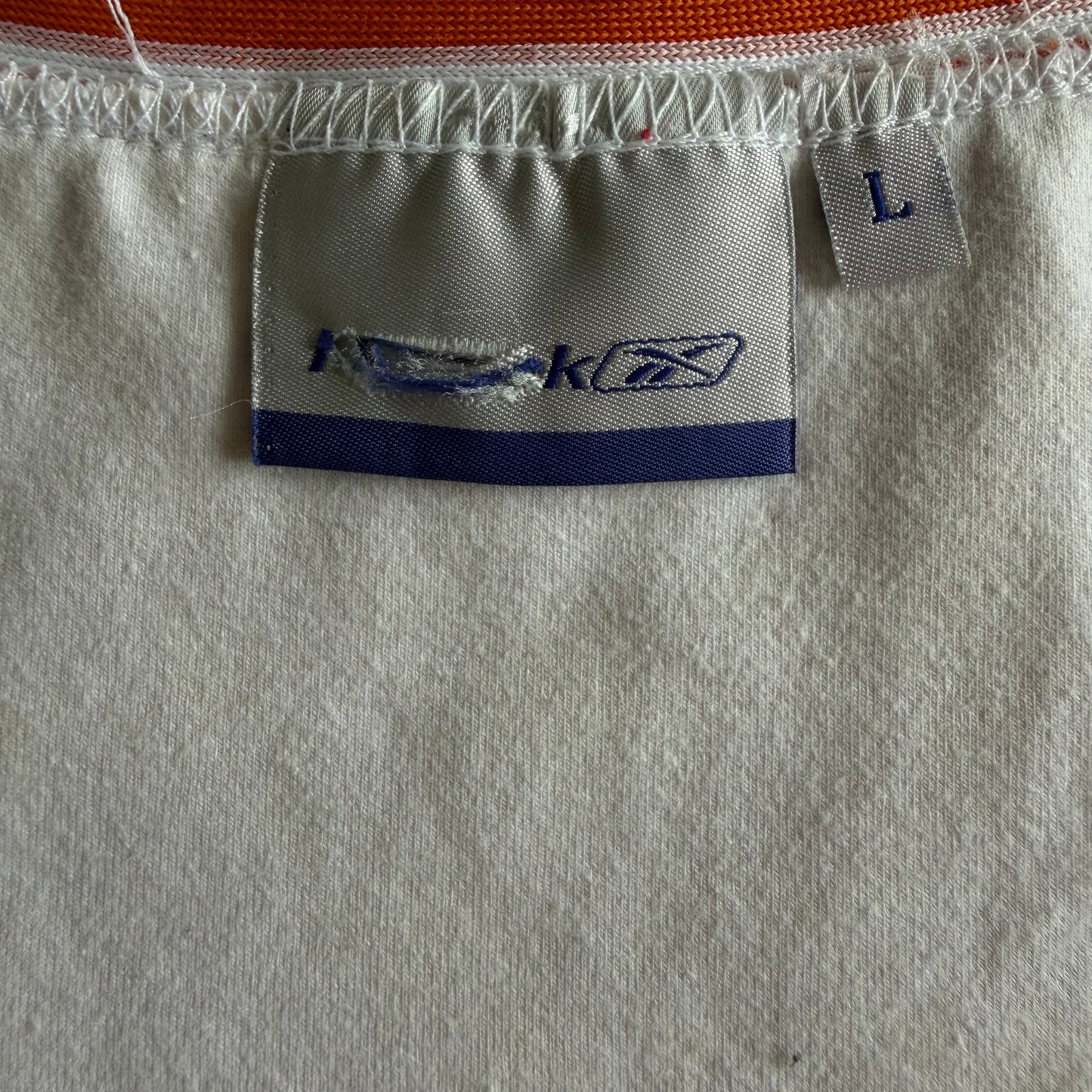 Y2K Reebok Spell Out Racerback Tank - L
