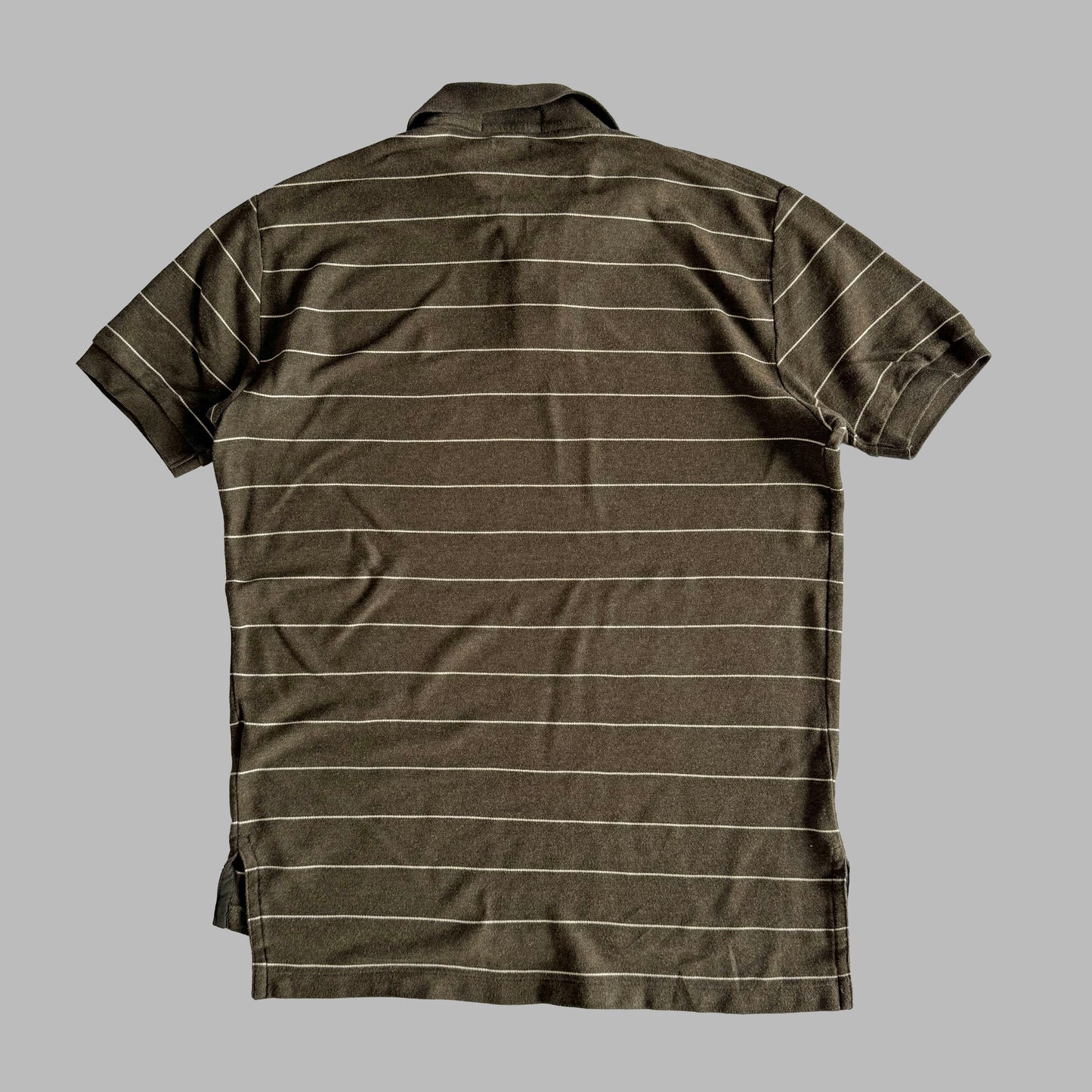 Ralph Lauren Striped Polo Shirt - Small