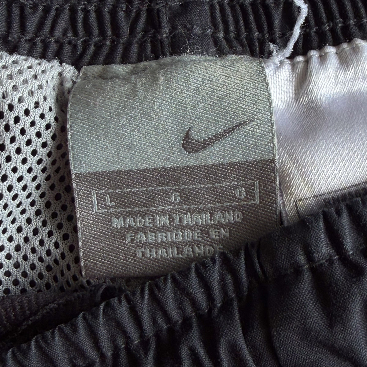 Y2K Nike Spell Out Wide Leg Track Pants - L