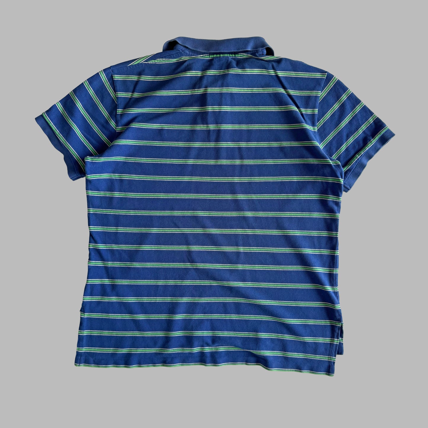 Ralph Lauren Striped Polo Shirt - Large