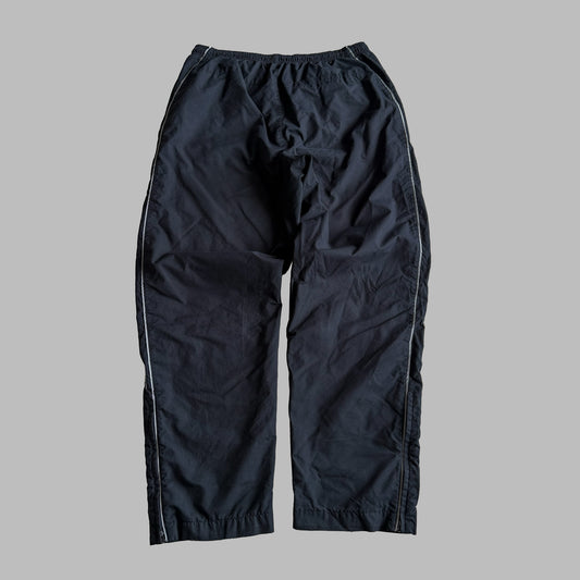 Y2K Nike Spell Out Wide Leg Track Pants - L