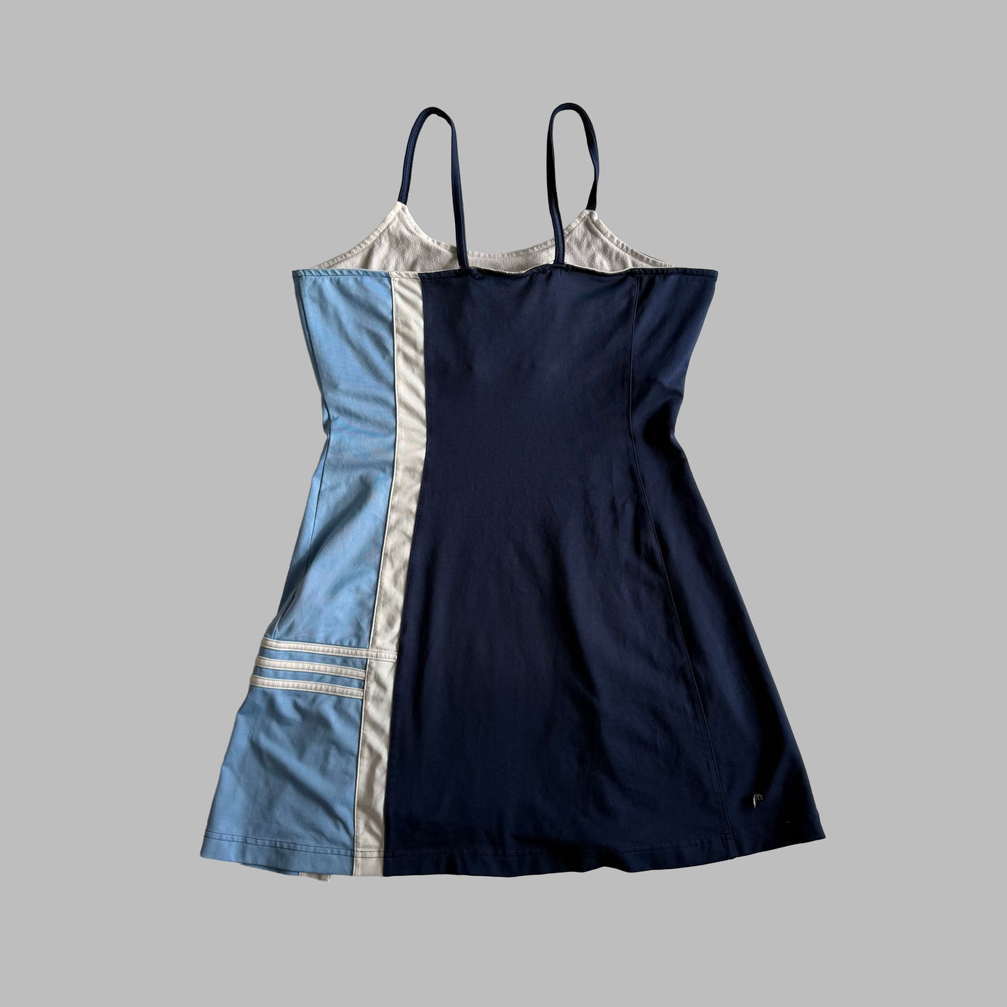 Y2K Adidas Panelled Activewear Dress - L