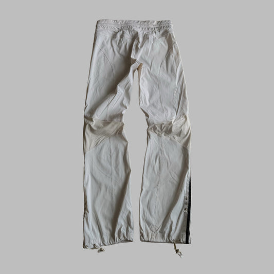 Y2K Adidas Three Stripe Parachute Track Pants - S