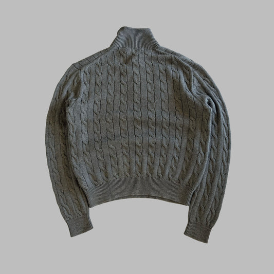 Ralph Lauren Cable Knit Quarter Zip - Medium