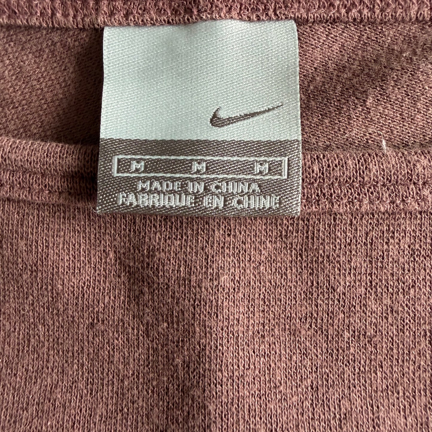 Y2K Nike Spell Out Boat Neck Baby Tee - S/M