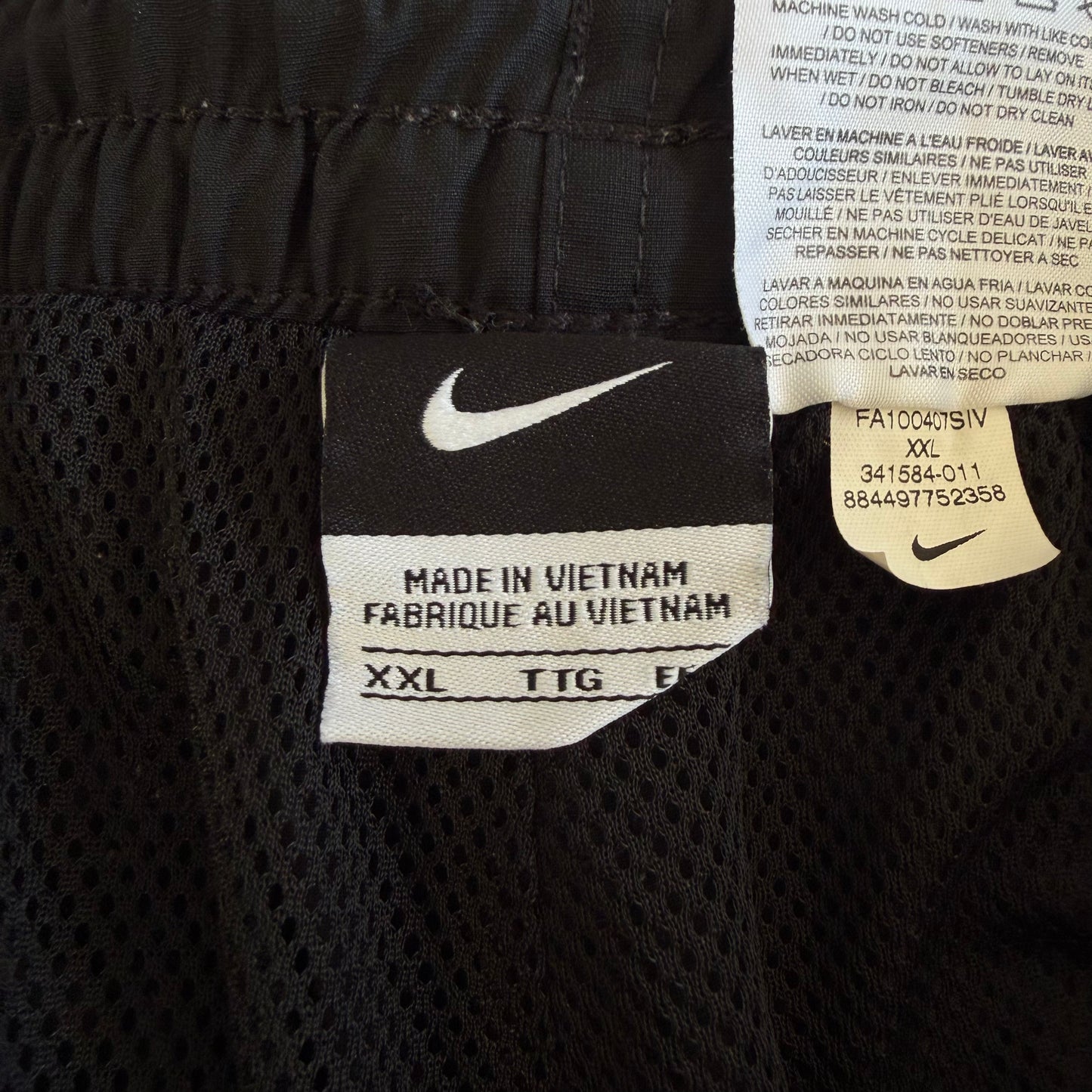 Nike Striped Wide Leg Track Pants - XL