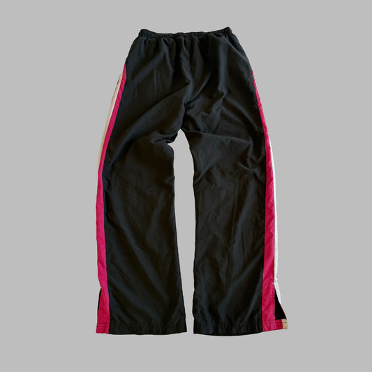 Y2K Nike Striped Baggy Track Pants - S