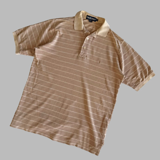 Polo Golf Striped Polo Shirt - Medium