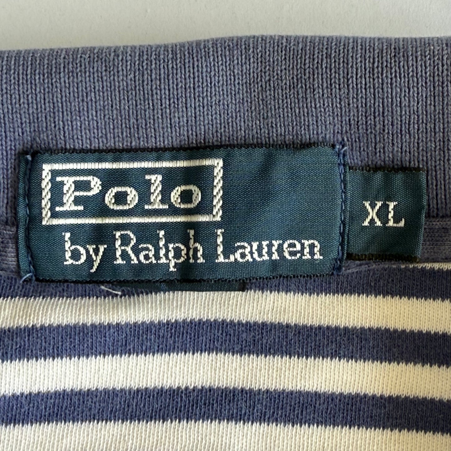 Ralph Lauren Striped Polo Shirt - XL
