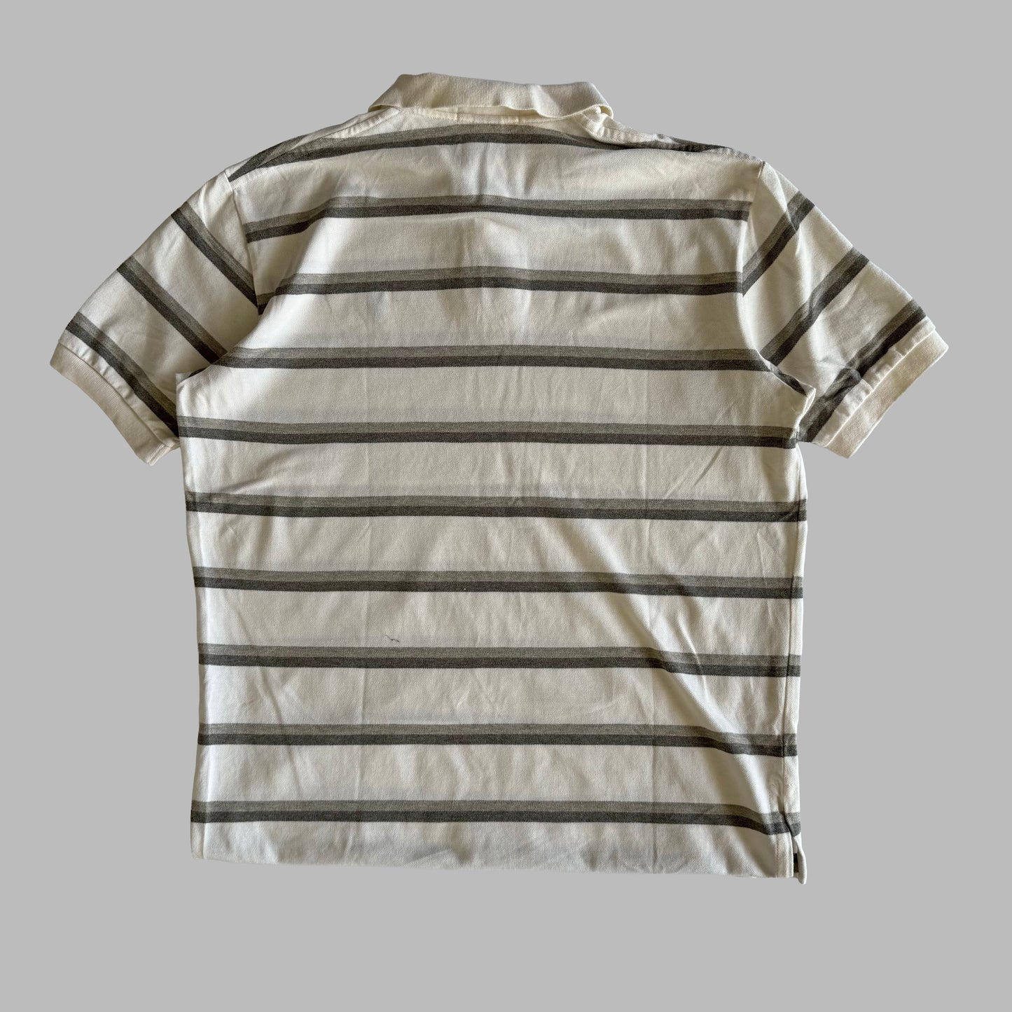 Ralph Lauren Striped Polo Shirt - Large